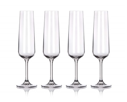 MAISON FORINE Sada sklenic na sekt MARTA 205 ml, 4 ks