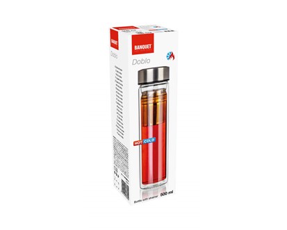 BANQUET Lhev na aj dvoustnn DOBLO 500 ml, se stkem