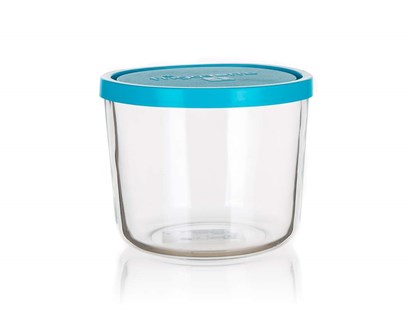 BORMIOLI Dza sklenn FRIGOVERRE 813 ml, modr vko