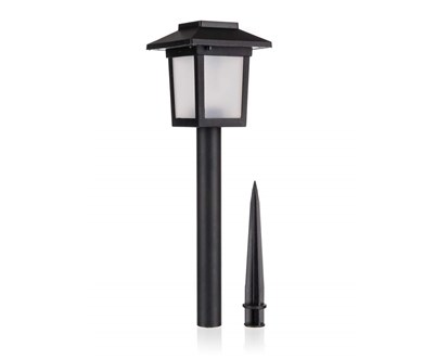 ACTIVER Lampa solrn plastov 8 x 8 x 37 cm, ern