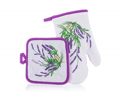 BANQUET Sada kuchyskch chapek LAVENDER 27 x 17 / 17 x 17 cm, 2ks