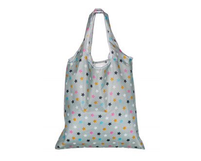 Taka nkupn skldac PU 59 x 37 cm, dekor hvzdiky