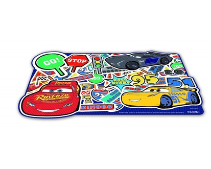 Prostrn plastov tvarovan CARS L 43 x 29 cm