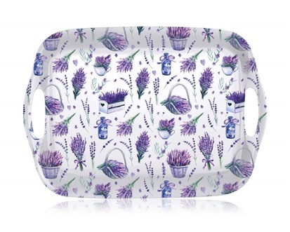 BANQUET Tc s uchy melaminov NEW LAVENDER 36 x 25,5 x 2 cm