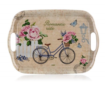 BANQUET Tc s uchy melaminov ROMANTIC RIDE 36 x 25,5 cm