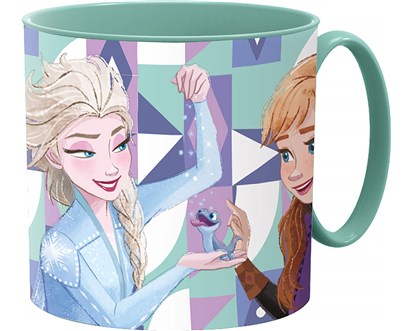 VETRO-PLUS Hrnek plastov do mikrovlnky FROZEN FLORAL 260 ml