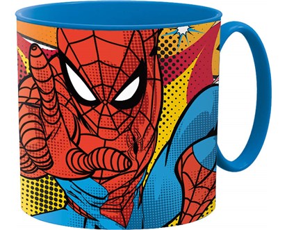 Hrnek plastov do mikrovlnky SPIDERMAN, 260 ml