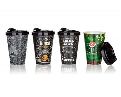 BANQUET Kelmek plastov COFFEE 400 ml, mix