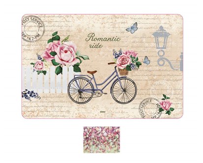 BANQUET Prostrn plastov FLOWERS 43 x 28 cm