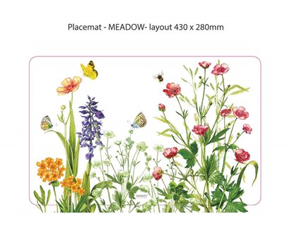 BANQUET Prostran plastov MEADOW 43 x 28 cm