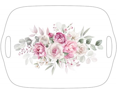 BANQUET Tc s uchy melaminov ROSE 36 x 25,5 x 2 cm