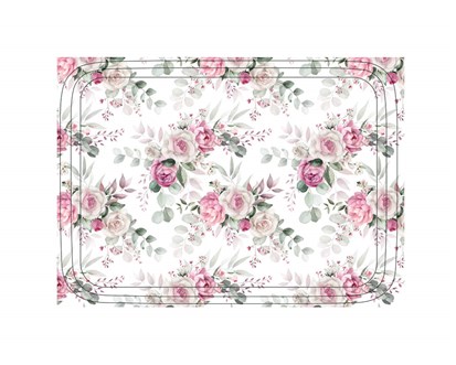 BANQUET Tc melaminov ROSE 30 x 21,5 cm