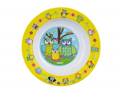 BANQUET Tal melaminov hlubok OWLS 20 x 3 cm