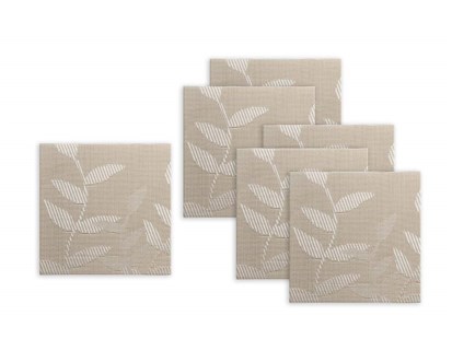 BANQUET Sada prostrn LEAF Nature 10 x 10 cm, 6 ks