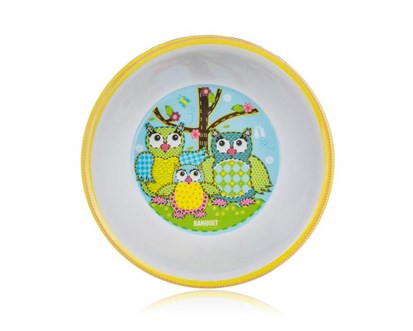 BANQUET Miska melaminov OWLS 14cm