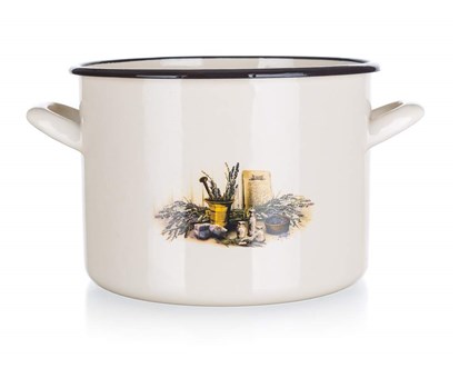 BANQUET Hrnec smaltovan LAVENDER 20 x 17 cm, 5 l