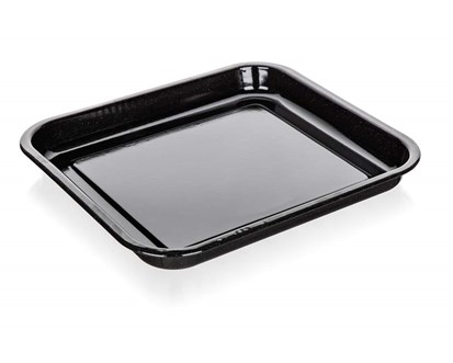 BANQUET Pek smaltovan CULINARIA Black 41 x 37 x 4cm