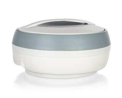 BANQUET Termohrnec s poklic COSMOS 2,5 l, Ivory + Grey Matt