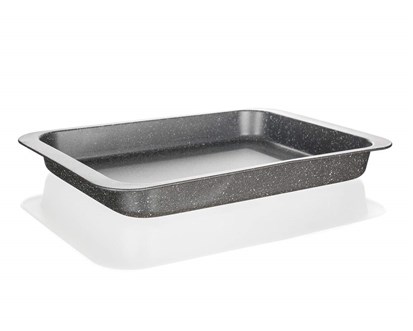 BANQUET  Plech hlubok s nepilnavm povrchem GRANITE 36,5 x 27 x 4,5 cm