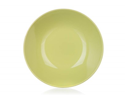 BANQUET Tal keramick hlubok AMANDE 21 cm, svtle zelen lesk