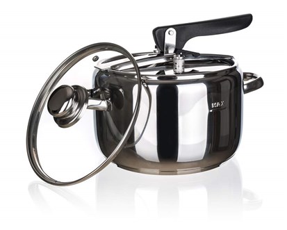 BANQUET Tlakov hrnec ALLEGRO 5 l, s extra sklennou poklic