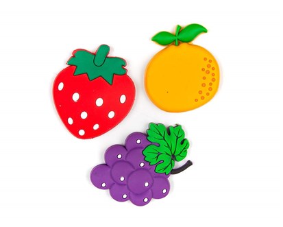 BANQUET Sada magnetek FRUITS, 3 ks, mix dekor