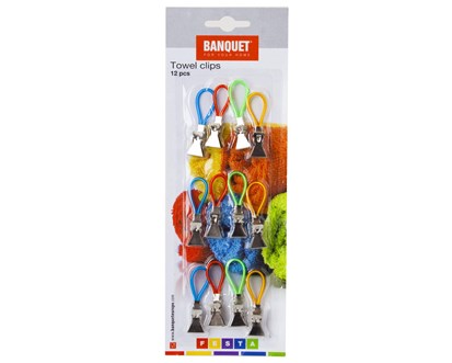 BANQUET Klipsy na utrky / runky ACCASA, 12 ks