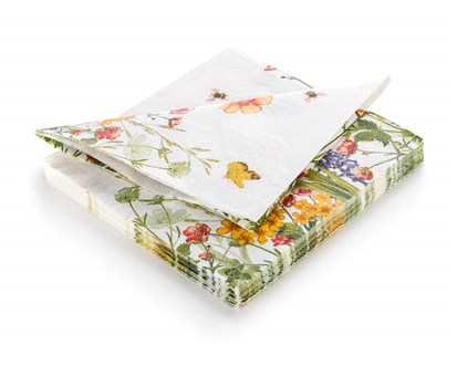 BANQUET Ubrousky 33 x 33 cm, sada 20 ks, MEADOW