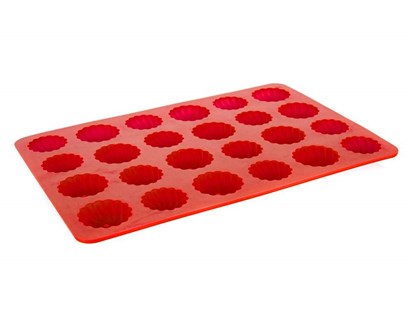 BANQUET  Forma na 24 bboviek silikonov CULINARIA Red 32 x 22 x 1,5 cm