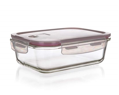 BANQUET Dza sklenn LORA 1450 ml s vkem, bord