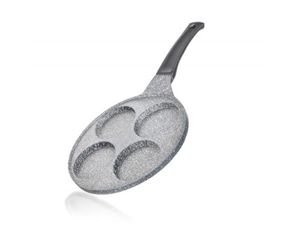 BANQUET Pnev na 4 lvance s nepilnavm povrchem GRANITE Grey 26 cm