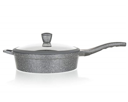 BANQUET Pnev hlubok s neplnavm povrchem a stkanm dnem GRANITE 28 cm, poklice