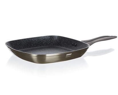 BANQUET Pnev steakov s nepilnavm povrchem METALLIC PLATINUM 28 x 28 cm
