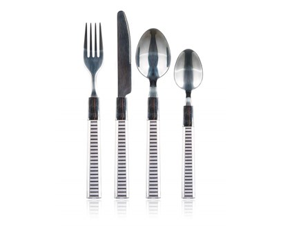 BANQUET Sada nerezovch pbor s plastovou rukojet LINES, 24 ks