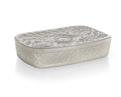 BRILANZ Miska na mdlo keramick 14 x 9 x 3 cm, edo-bov