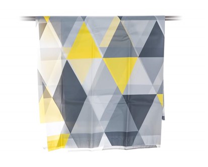 BRILANZ Zvs sprchov 180 x 200 cm, PEVA, trojhelnky