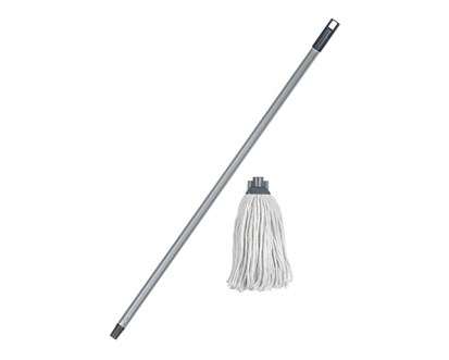 BRILANZ Mop bavlna 160 g s ty 120 cm, hrub zvit