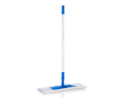 BRILANZ Mop ploch mikrovlkno s teleskopickou ty 120 cm, tmav modr