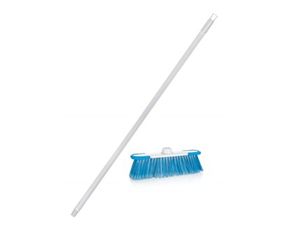 BRILANZ Smetk s nsadou EXCLUSIVE 32 cm s italskm zvitem, ty 130 cm, blo-svtlemodr