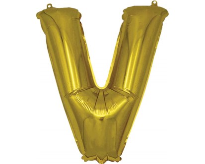 BANQUET Balnek nafukovac foliov psmeno V, MY PARTY, vka 30 cm