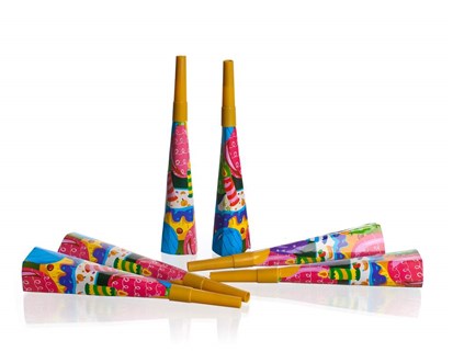 BANQUET Trubky paprov MY PARTY 19 cm, 6 ks