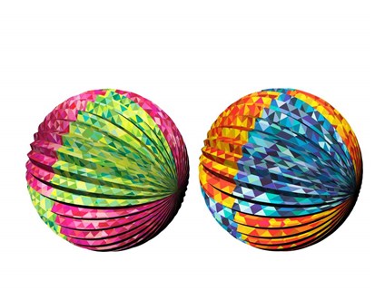 BANQUET Lampion dekorativn paprov s klipem MY PARTY 25 cm