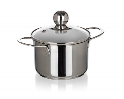 BANQUET Kastrol nerezov PICCOLO 12 x 8 cm, 0,85 l, s poklic