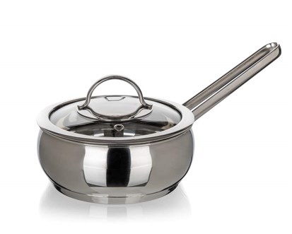 BANQUET Rendlk nerezov PICCOLO Belly 14 x 6 cm, 0,95 l, s poklic