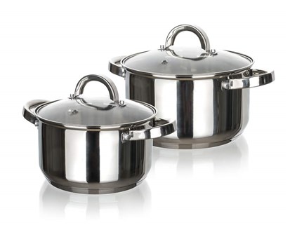 BANQUET Sada nerezovho ndob SWING Small, 4 ks