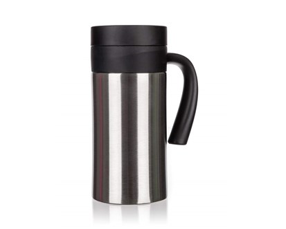 BANQUET Hrnek cestovn GREG 360 ml, nerezov