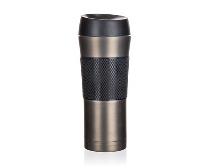BANQUET Termohrnek cestovn AKCENT 420 ml, antracit