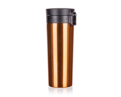 BANQUET Hrnek cestovn dvoustnn ARCUS 450 ml, mdn
