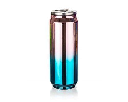 BANQUET Termoska BE COOL 430 ml, zlatorov a modrozelen