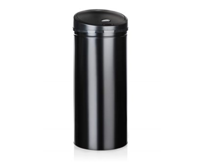 BANQUET Ko odpadkov bezdotykov SENZO 60 l, kulat, ern